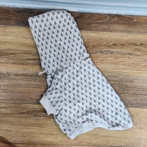 Old Navy Dog Hoodie Gray Christmas Trees